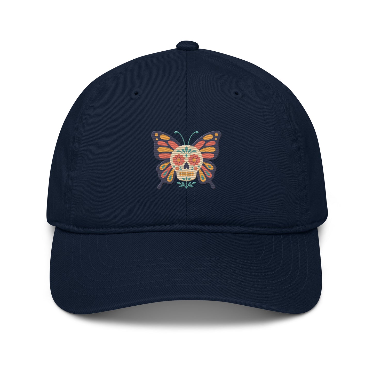 navy blue Organic dad hat - SignArm