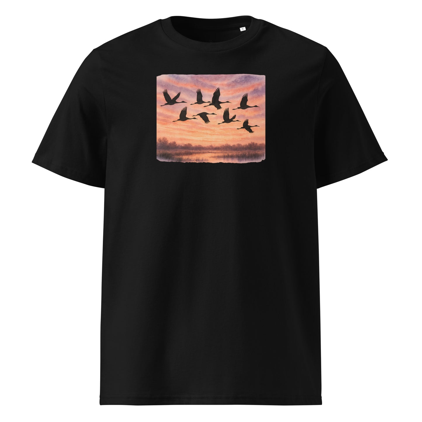 Cranes Sunset Journey T-shirt - SignArm