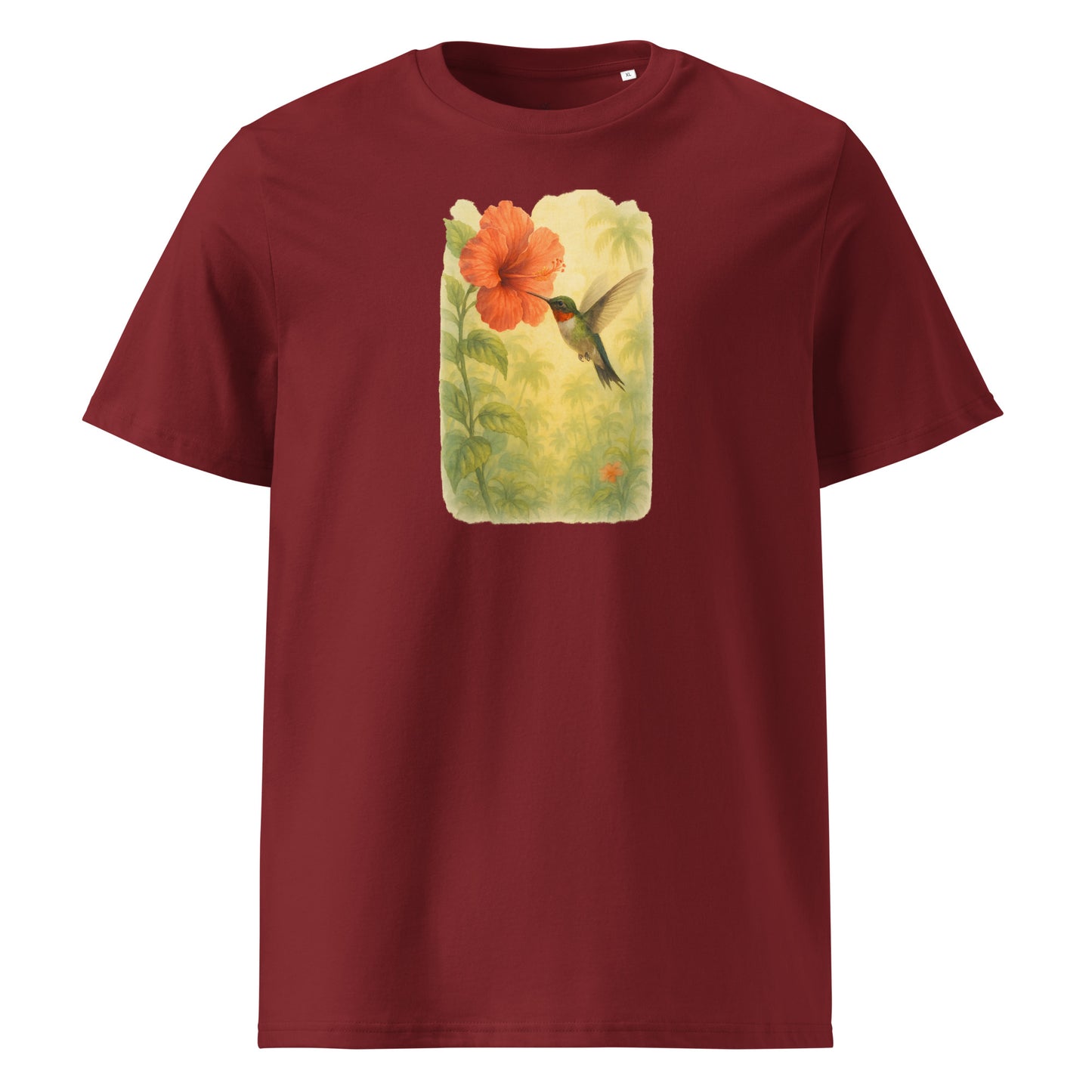 Hummingbird at Hibiscus T-shirt - SignArm