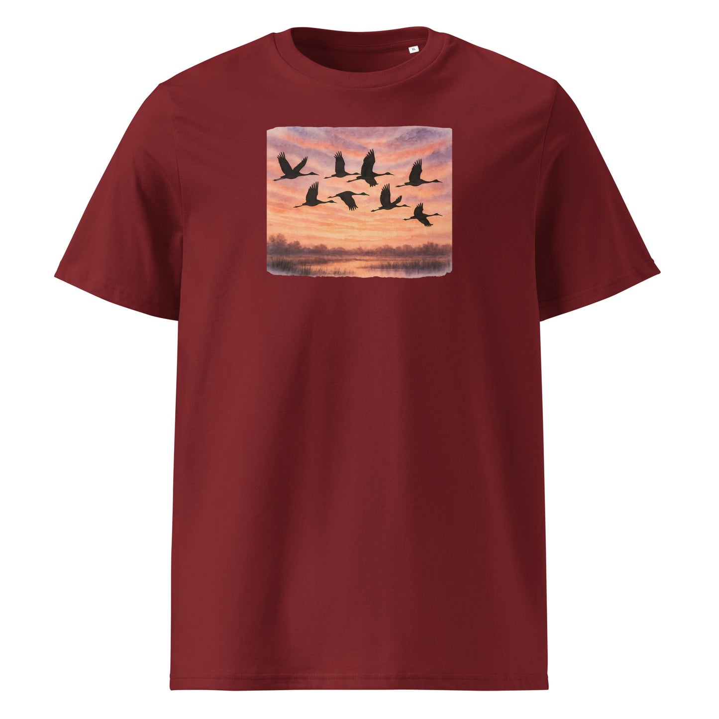 Cranes Sunset Journey T-shirt - SignArm