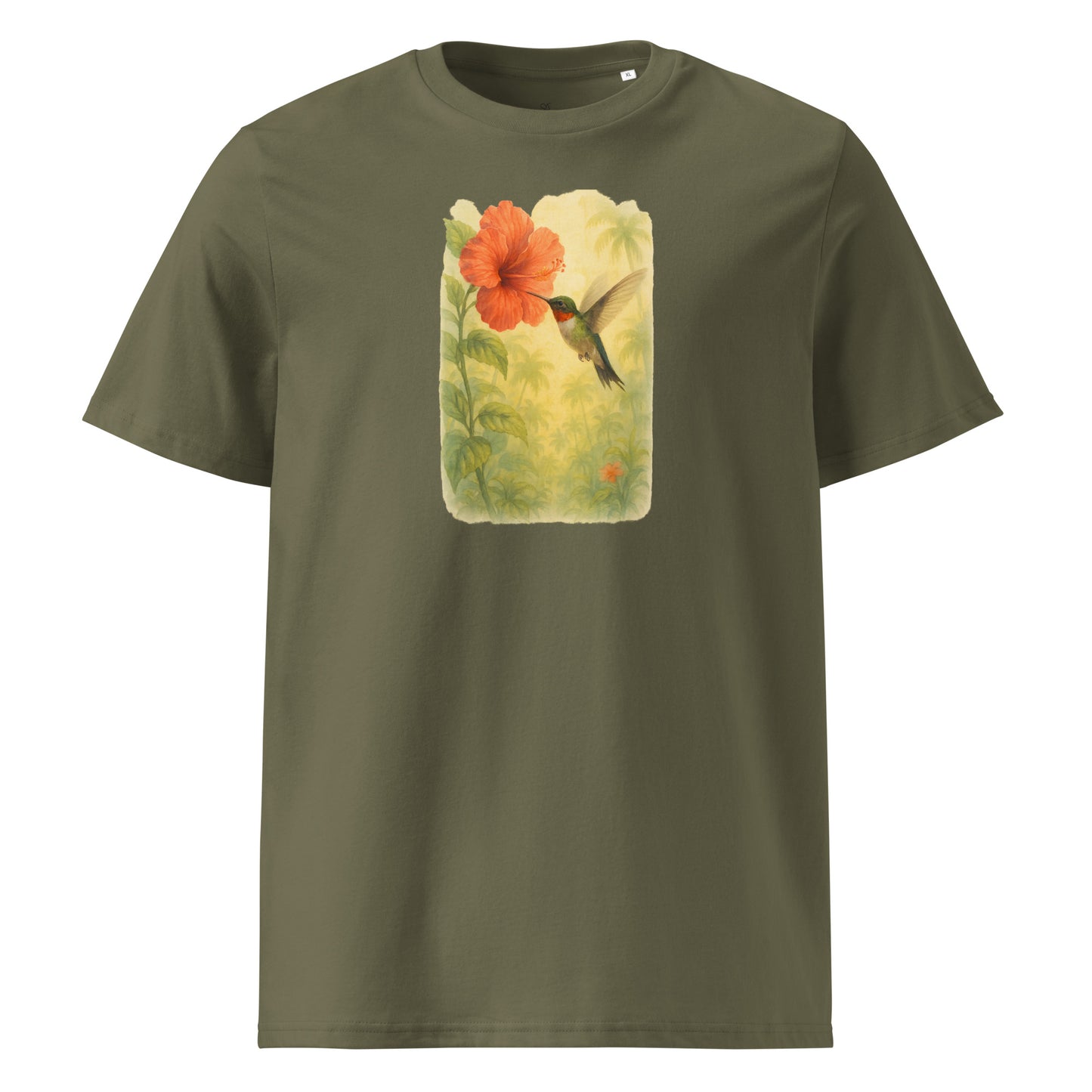 Hummingbird at Hibiscus T-shirt - SignArm