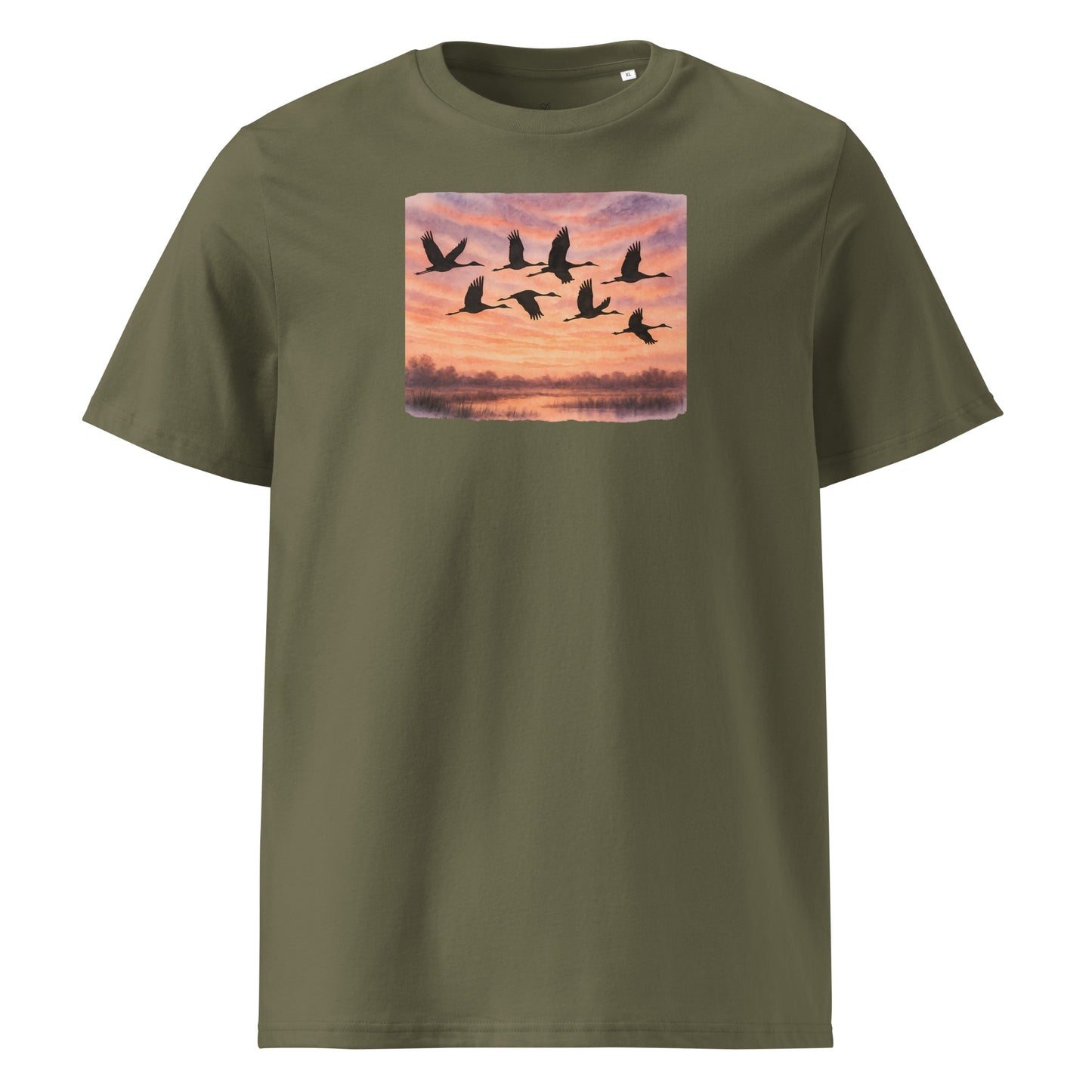 Cranes Sunset Journey T-shirt - SignArm