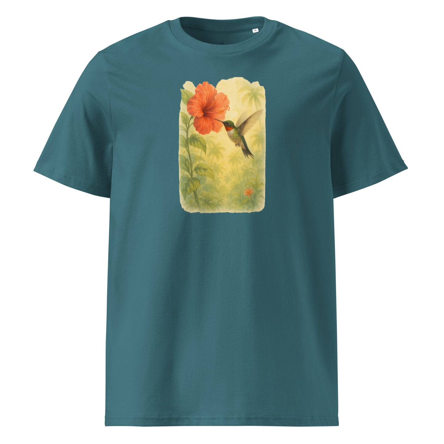 Hummingbird at Hibiscus T-shirt - SignArm