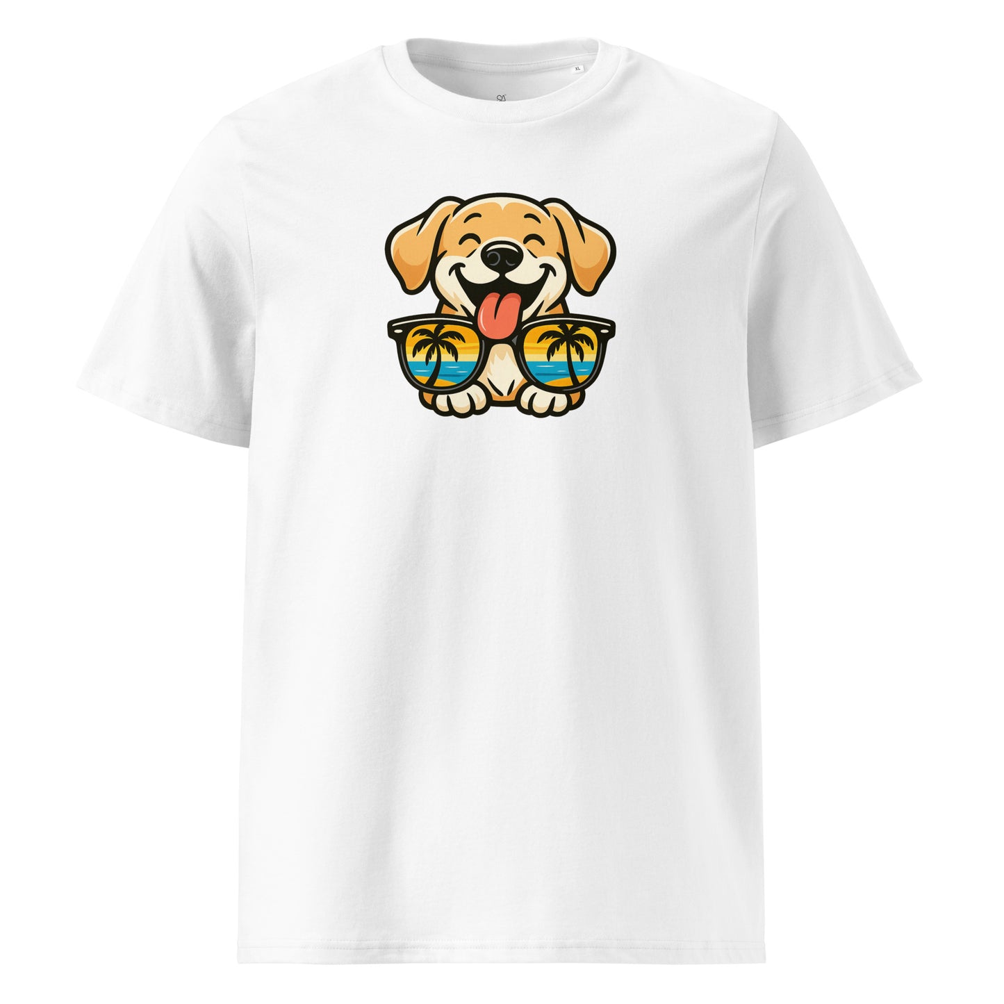 Happy golden puppy Sunglasses Tee - SignArm
