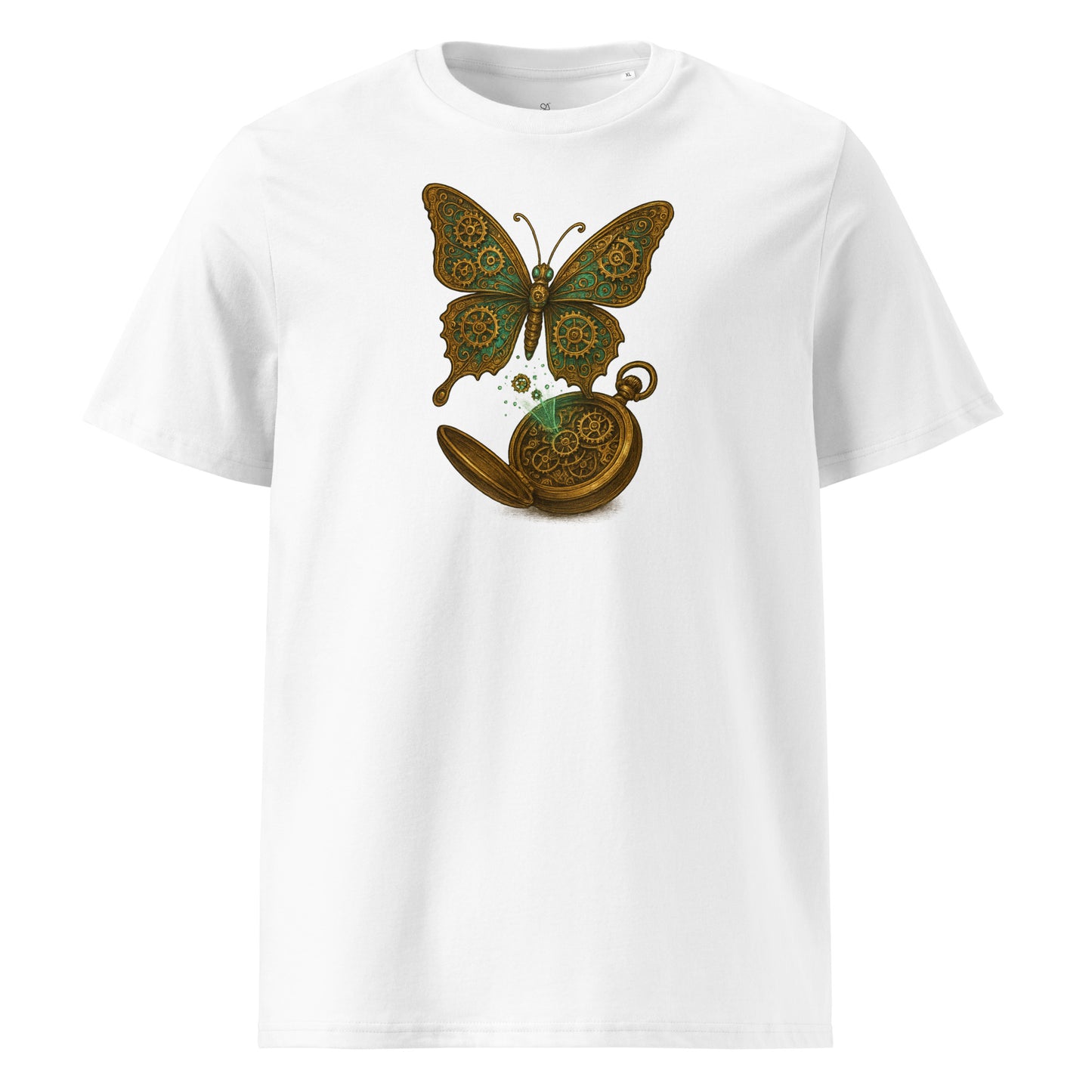 Steampunk Butterfly and Pocket Watch Tee - SignArm