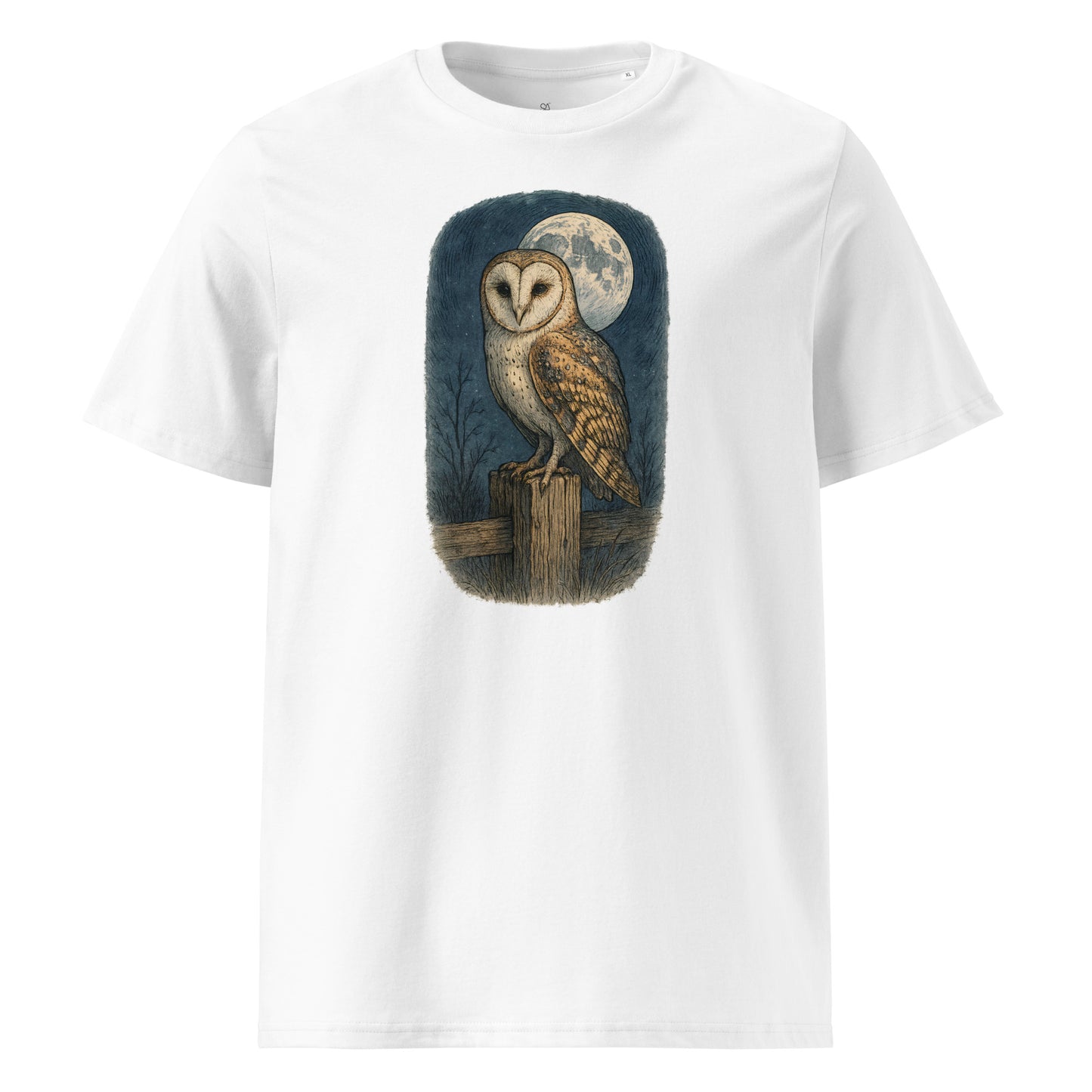 Moonlit Barn Owl T-shirt - SignArm