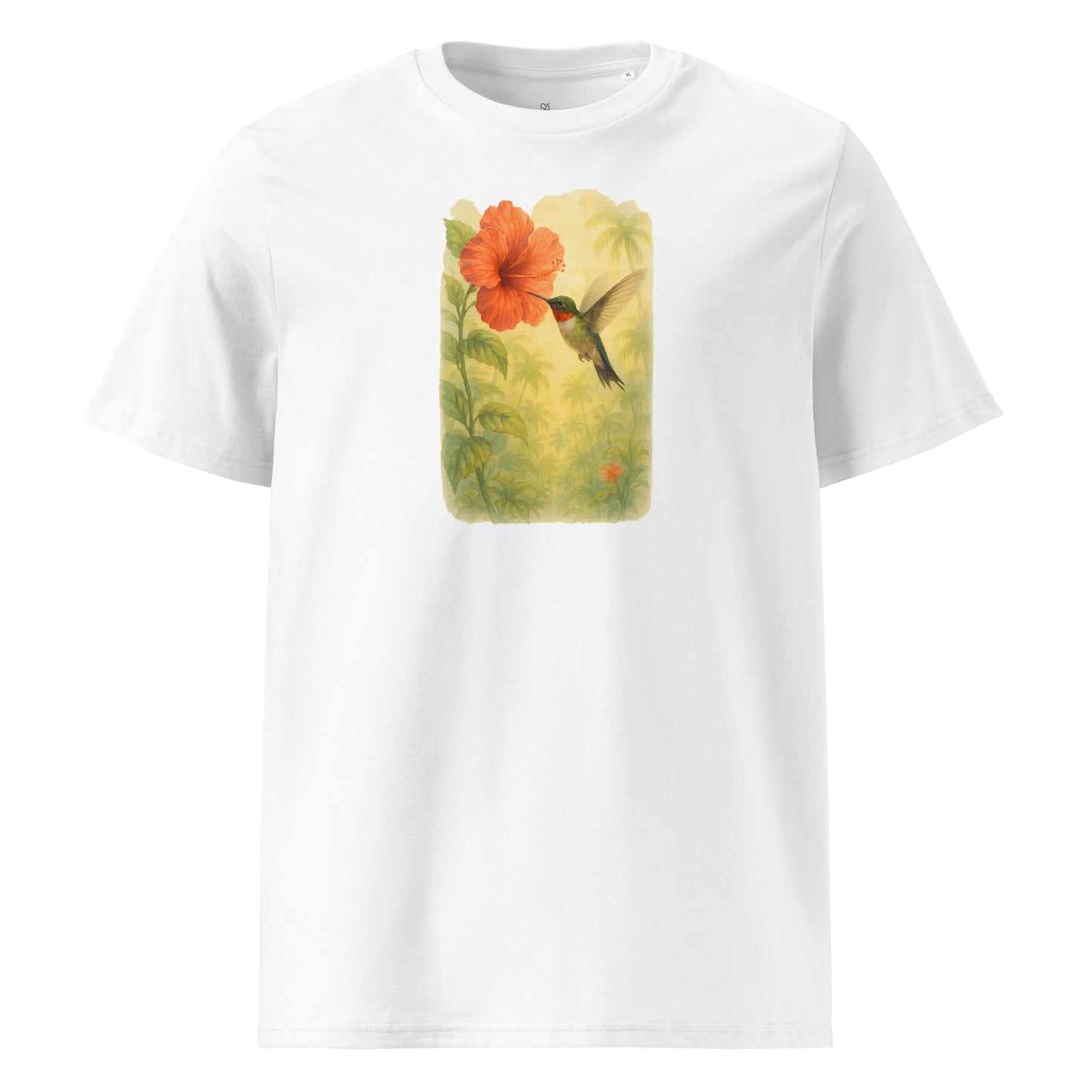 Hummingbird at Hibiscus T-shirt - SignArm
