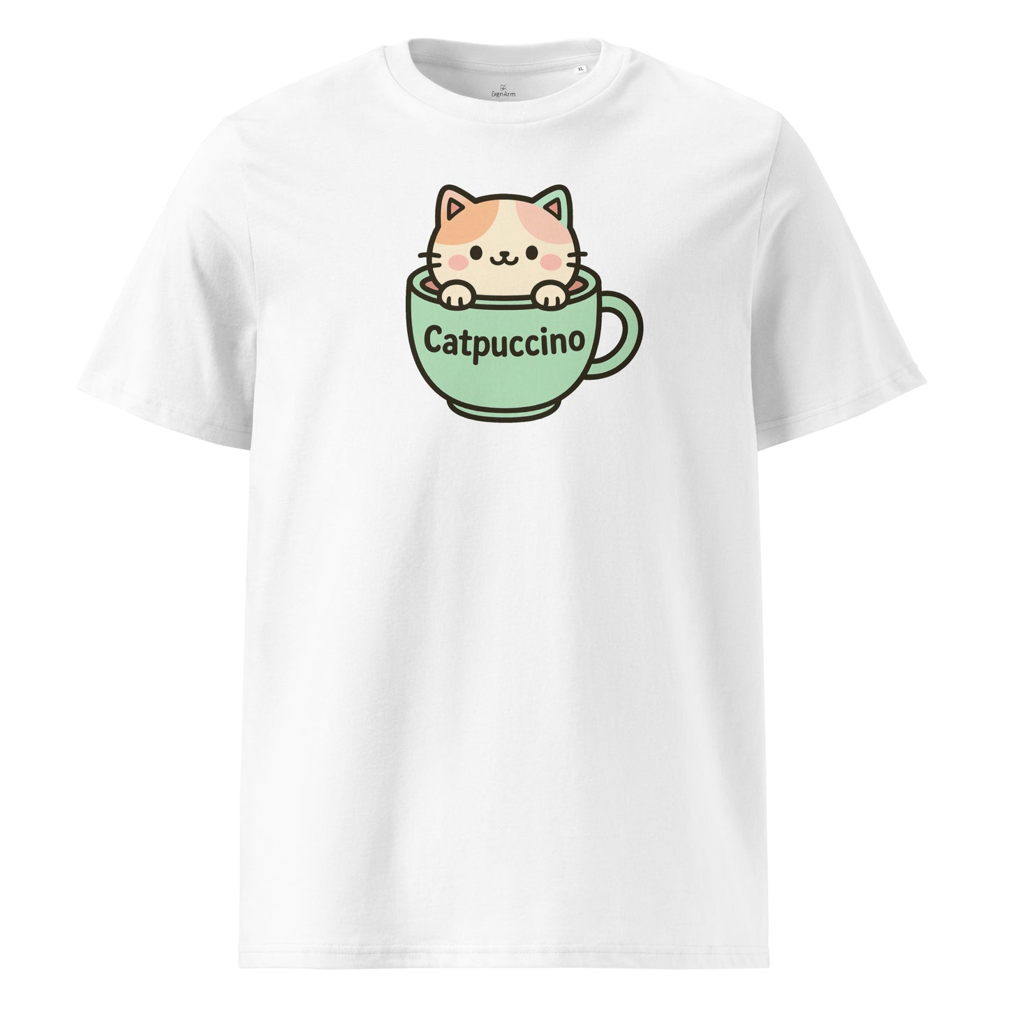 Cute Catpuccino Cat Tee - SignArm