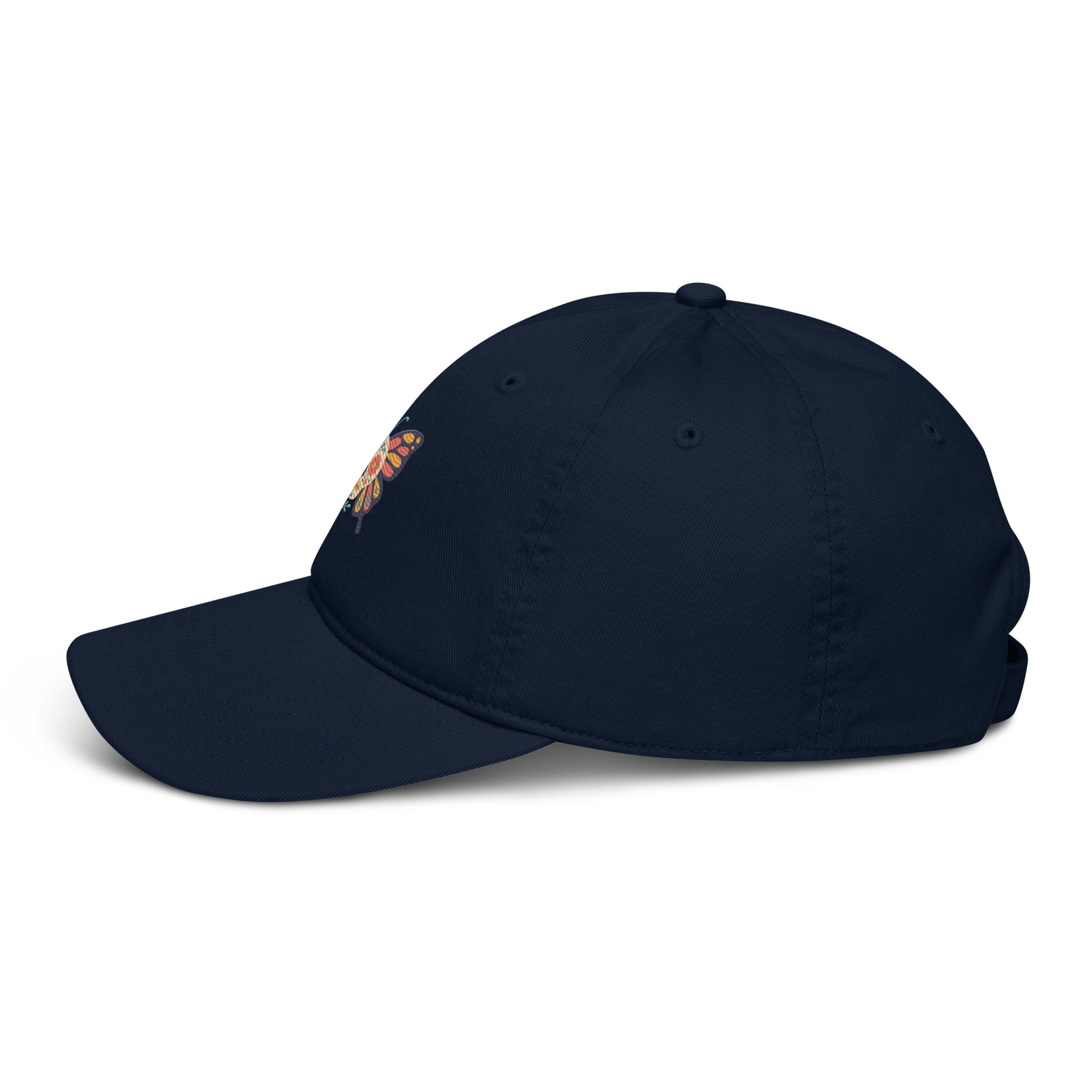navy blue Organic dad hat - SignArm