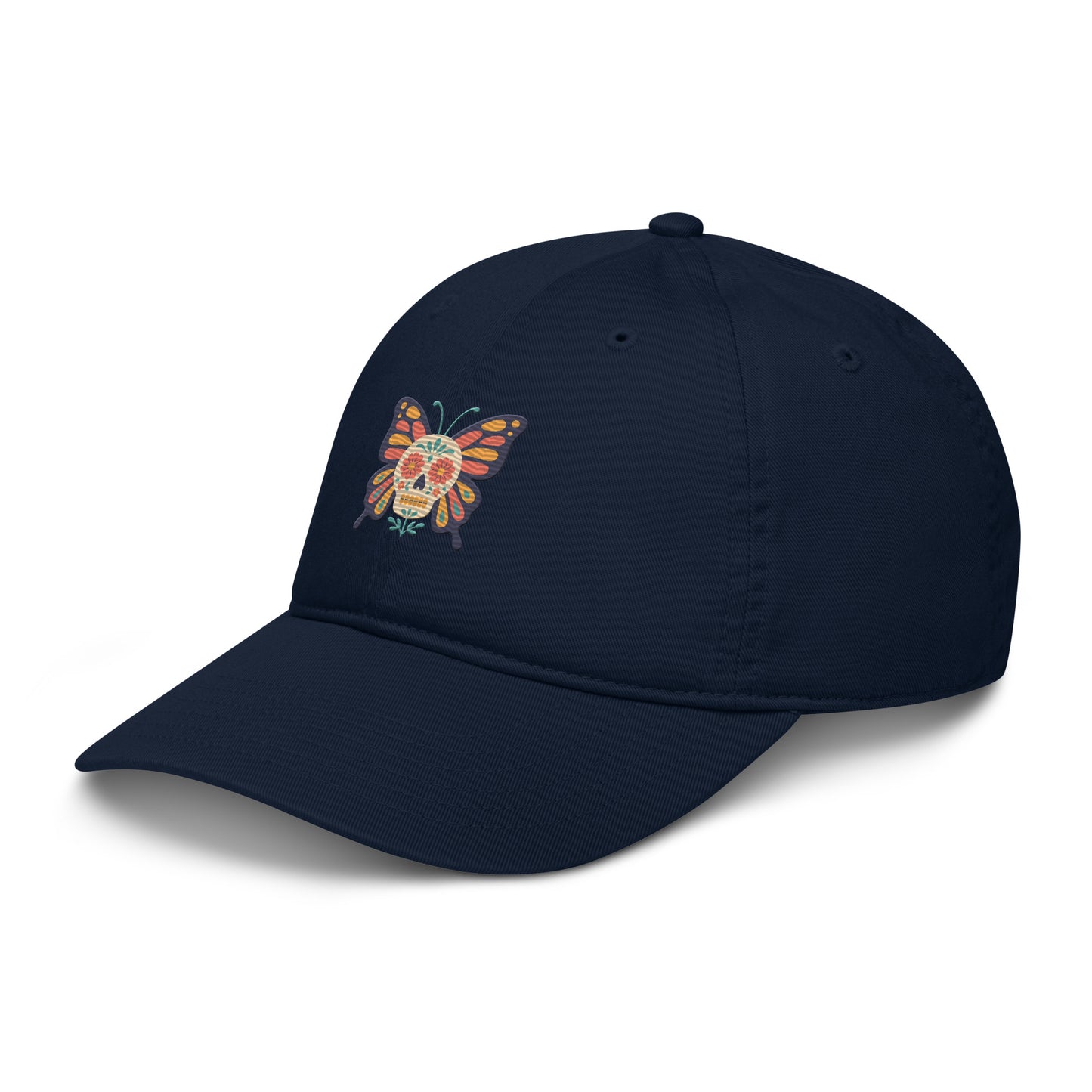 navy blue Organic dad hat - SignArm