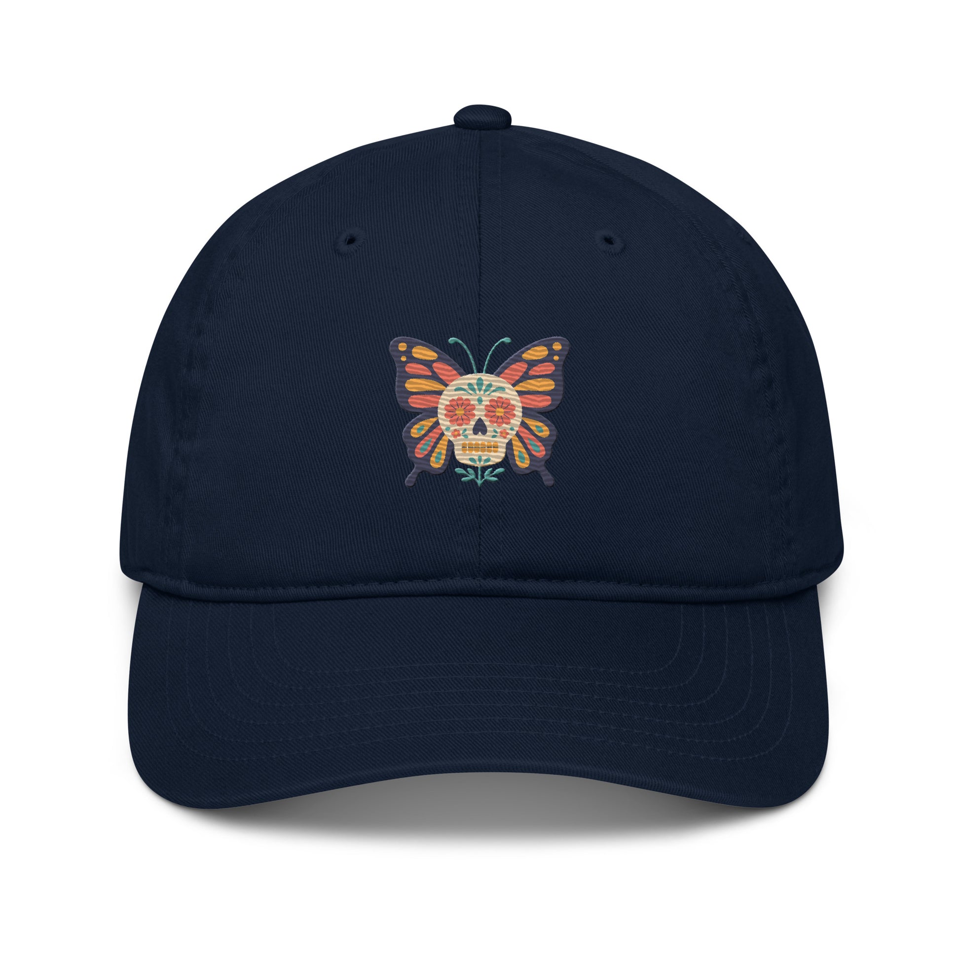 navy blue Organic dad hat - SignArm