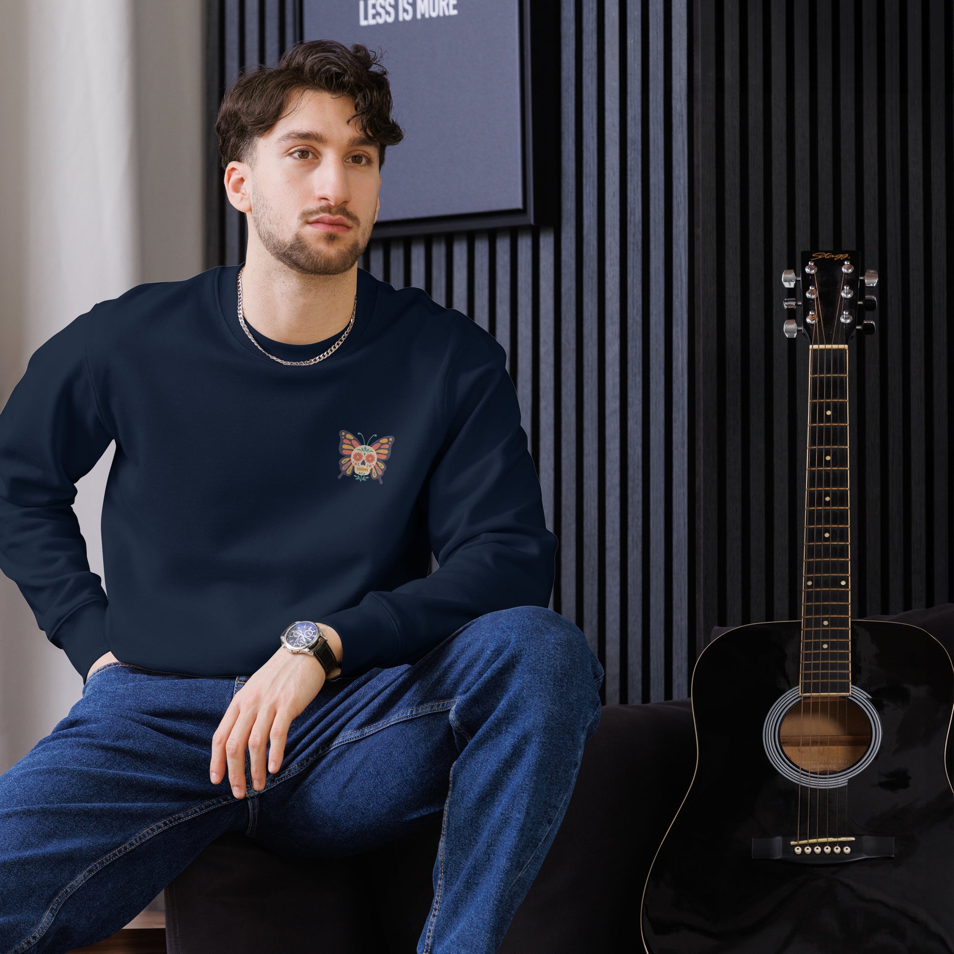 Plain Navy Blue sweatshirt - SignArm