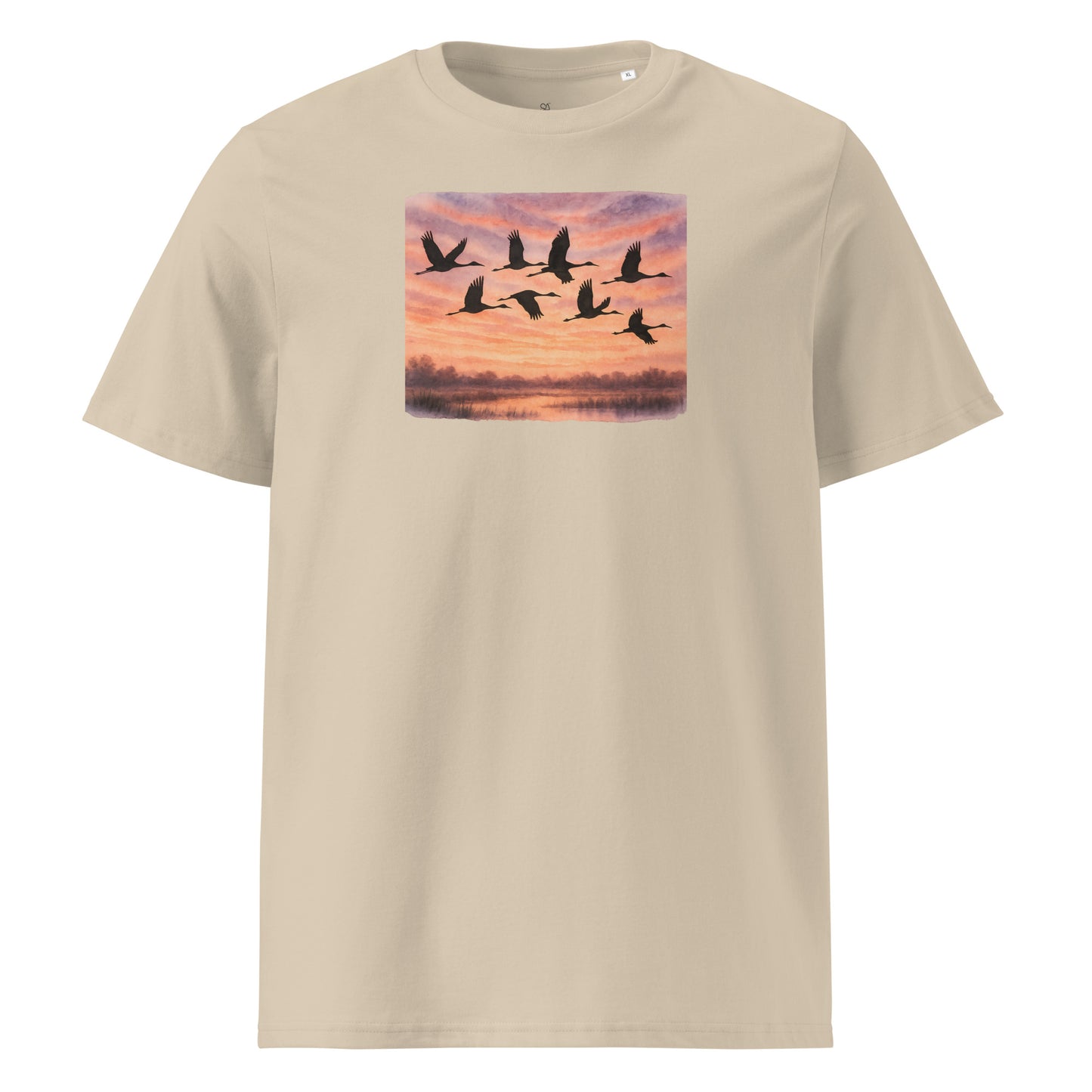 Cranes Sunset Journey T-shirt - SignArm