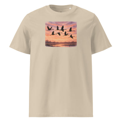 Cranes Sunset Journey T-shirt - SignArm