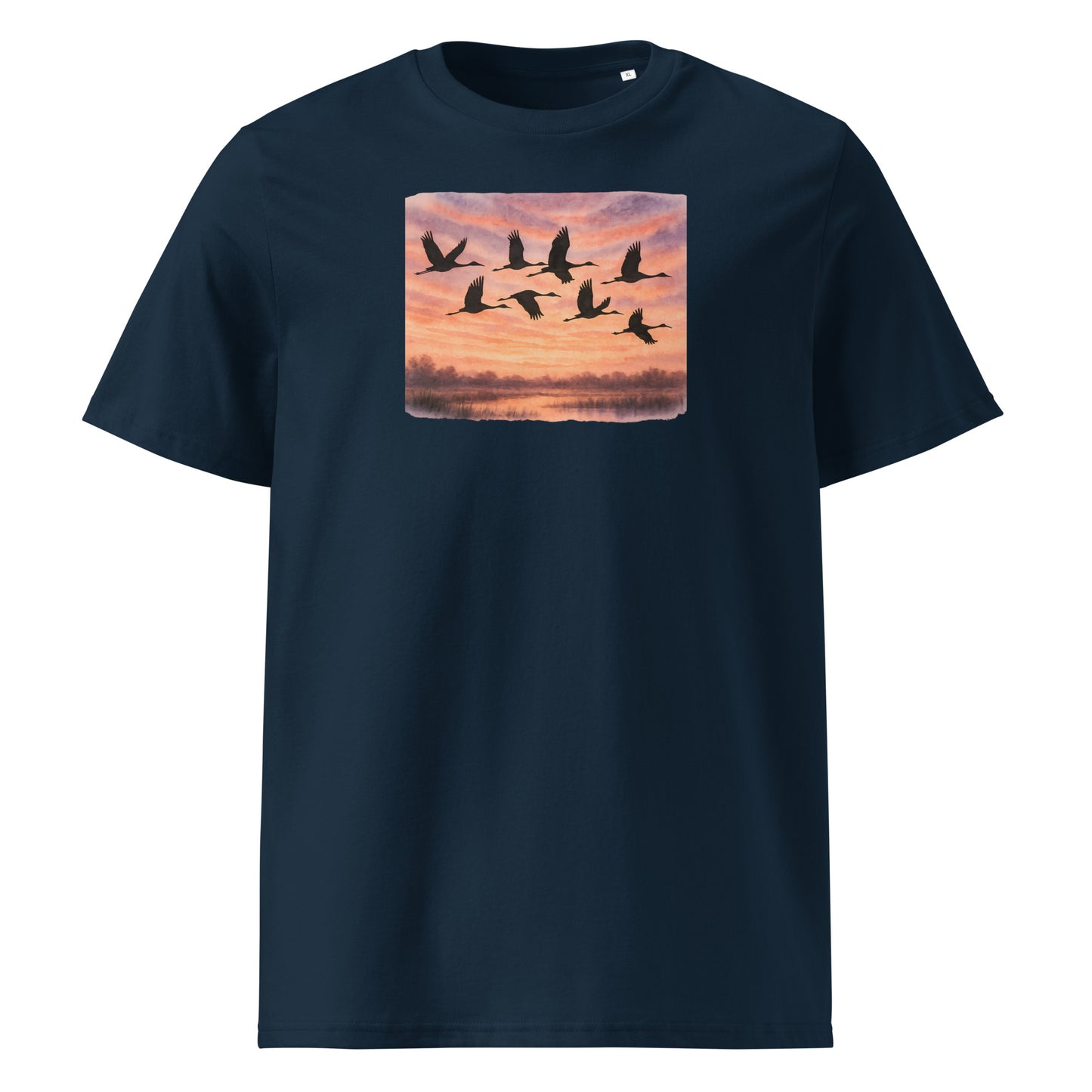 Cranes Sunset Journey T-shirt - SignArm