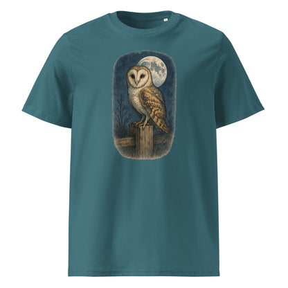 Moonlit Barn Owl T-shirt - SignArm