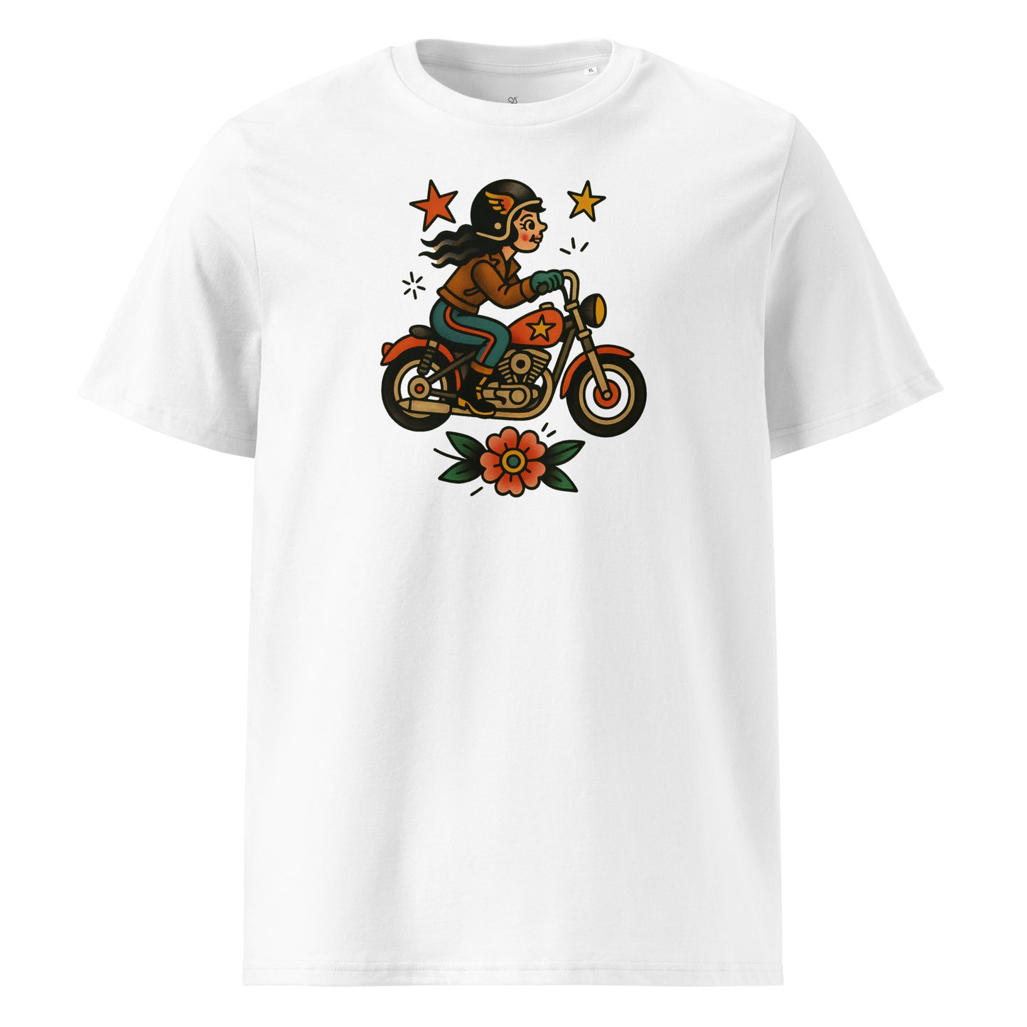 Motorcycle Flower Tee - SignArm