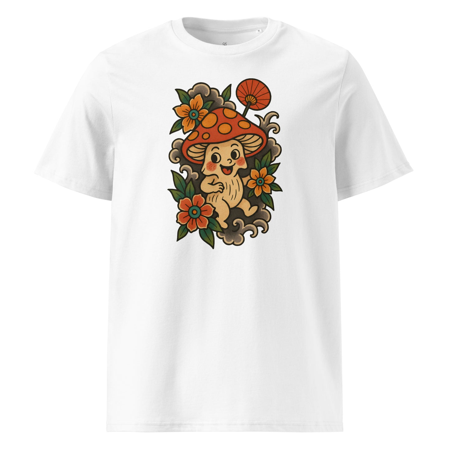 Happy Mushroom Floral Tee - SignArm