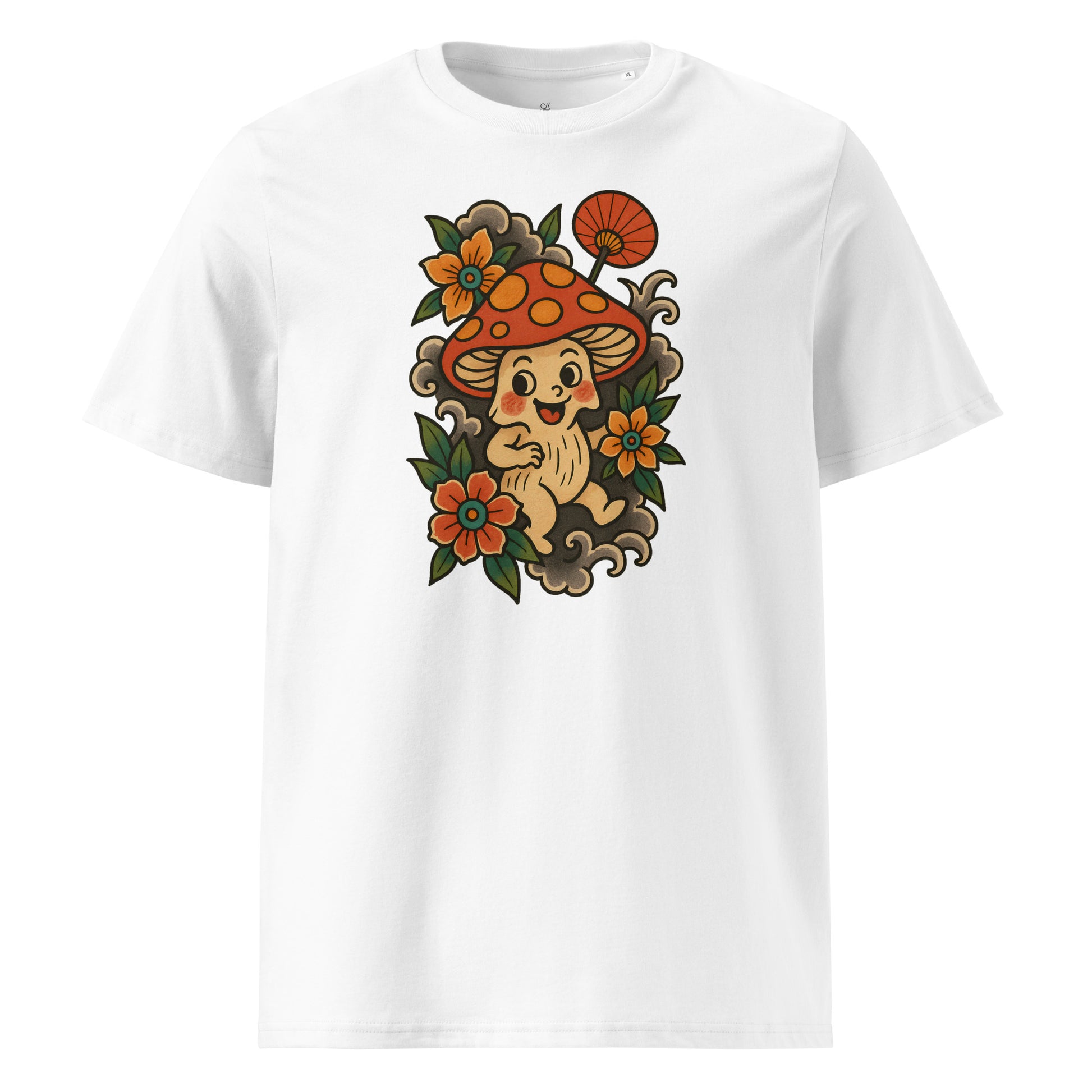 Happy Mushroom Floral Tee - SignArm