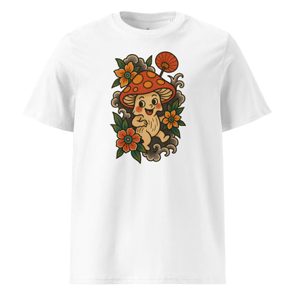 Happy Mushroom Floral Tee - SignArm