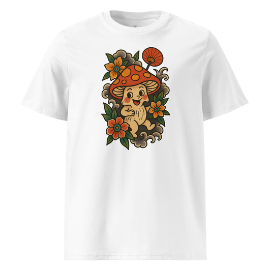 Happy Mushroom Floral Tee - SignArm