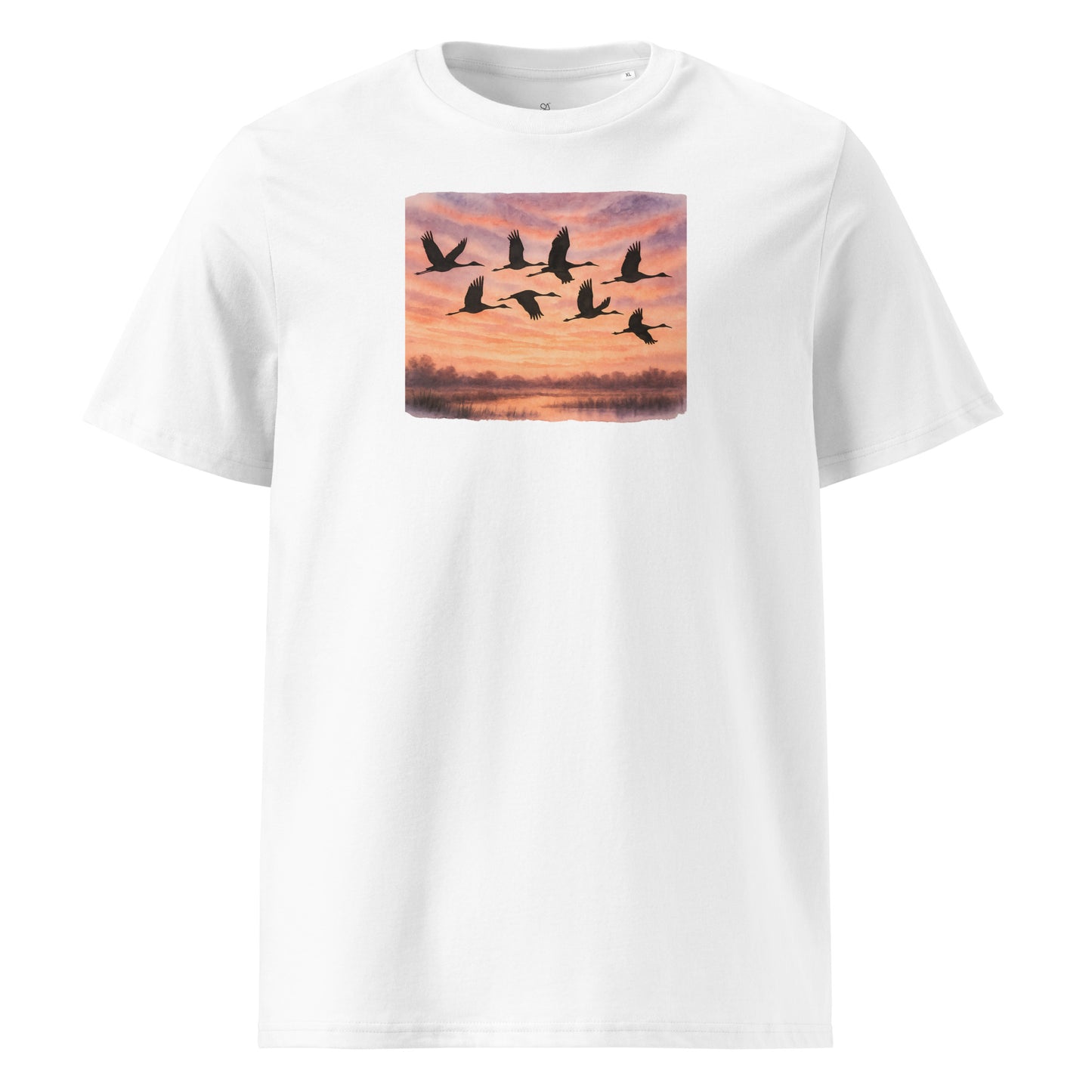 Cranes Sunset Journey T-shirt - SignArm