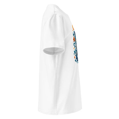 Mystical Ninja Cat with Floral Patterns Tee - SignArm