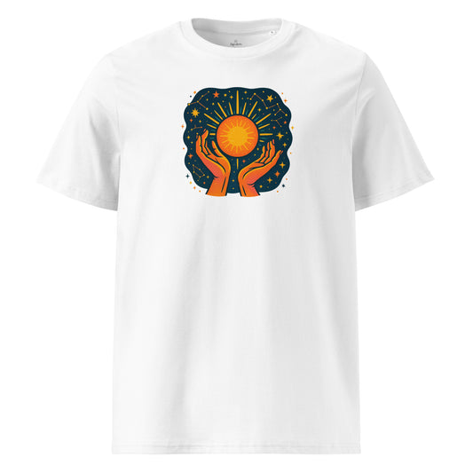 hands holding a sun tee - SignArm
